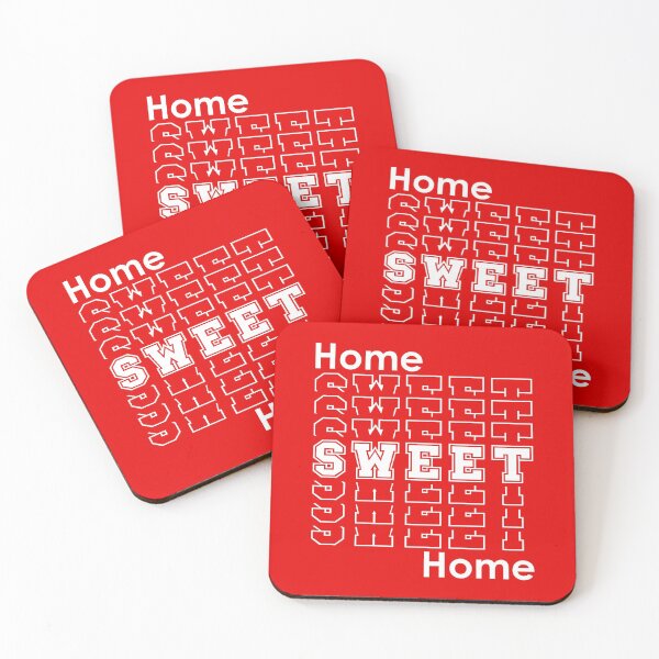 Item preview, Home Sweet Home | Retro Homebody Home Decor - Red designed and sold by 4wordsmovement.