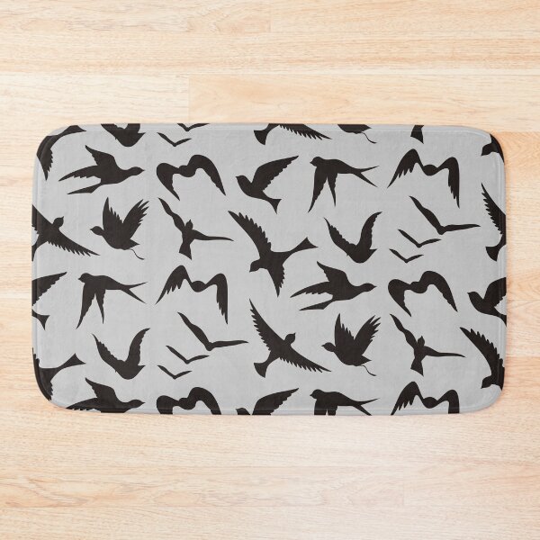 Item preview, Flying Birds Black Silhouettes designed and sold by sifis.