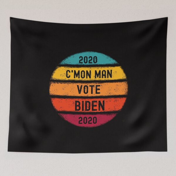 Item preview, C'mon Man Vote Biden 2020 Vintage Sunset Design designed and sold by Beluved.