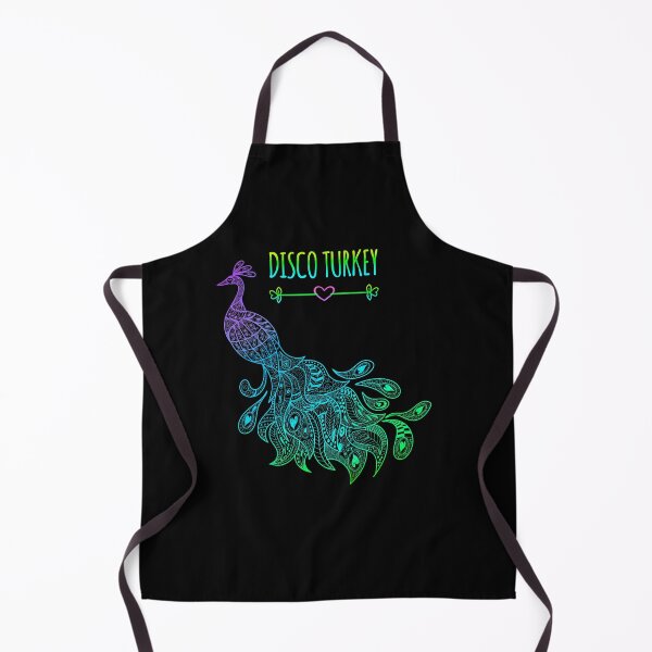 Item preview, Peacock Disco Turkey,  Funny Thanksgiving  Animal designed and sold by aronia.