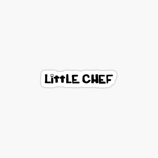 Little Chef Cooking Kids Toddlers Sticker for Sale by jaygo