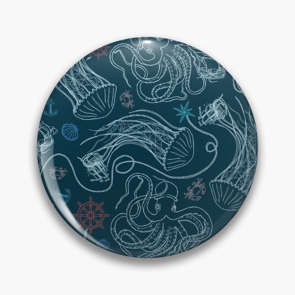 Item preview, Vintage Sea Monsters designed and sold by Kate Vasilchenko Art & Design.