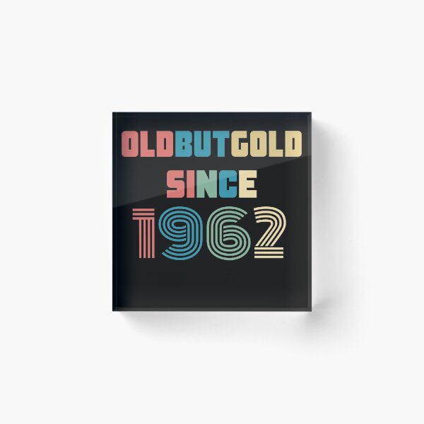 Item preview, Old But Gold 58. Birthday Gift Present for people who are born in 1962 Vintage Retro style  designed and sold by Yenon.