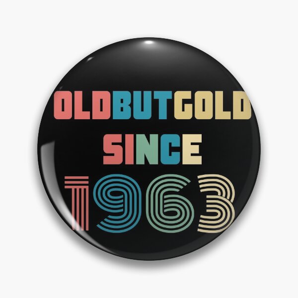Item preview, Old But Gold 57. Birthday Gift Present for people who are born in 1963 Vintage Retro style  designed and sold by Yenon.