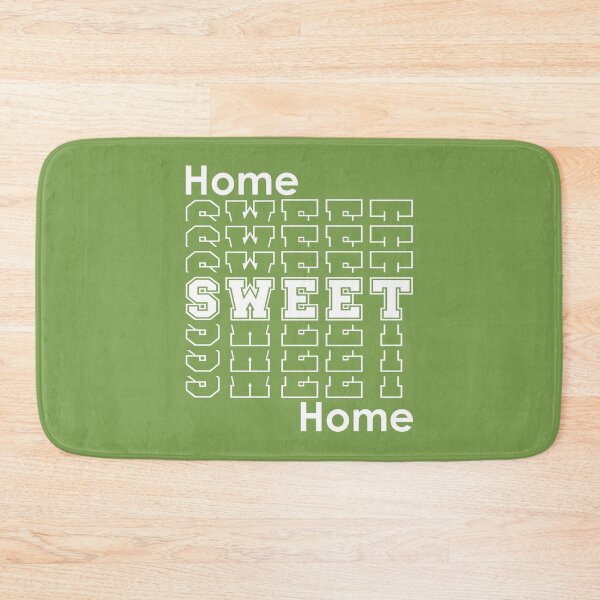 Item preview, Home Sweet Home | Retro Homebody Home Decor - Olive Green designed and sold by 4wordsmovement.