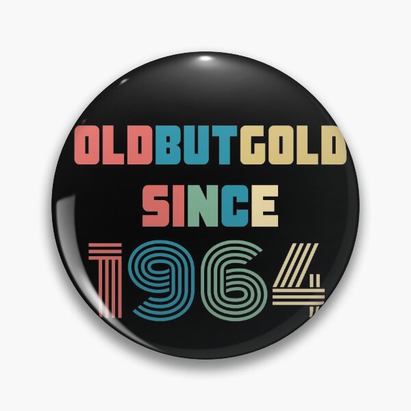 Item preview, Old But Gold 56. Birthday Gift Present for people who are born in 1964 Vintage Retro style  designed and sold by Yenon.