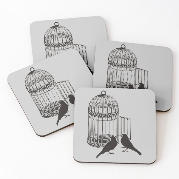 Item preview, Bird Cage Black designed and sold by sifis.