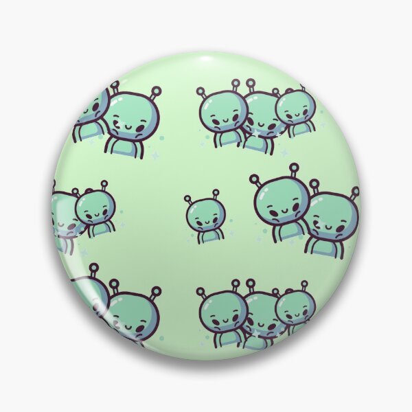 Artikelvorschau, Frohe Halloween-Feiertage | Spooky Alien Cartoon Pattern entworfen und verkauft von Ainbowz-Artwork.