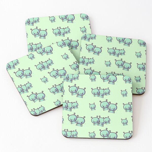 Item preview, Happy Halloween Holiday | Spooky Alien Cartoon Pattern designed and sold by Ainbowz-Artwork.