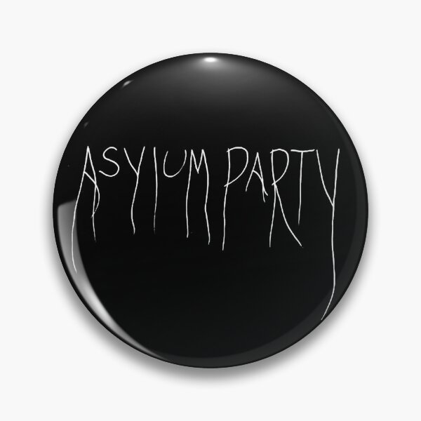 Item preview, Asylum Party writing designed and sold by Onyria Art.