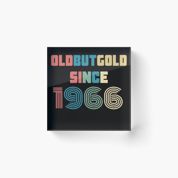 Item preview, Old But Gold 54. Birthday Gift Present for people who are born in 1966 Vintage Retro style  designed and sold by Yenon.