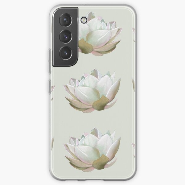Water Lily pattern Samsung Galaxy Soft Case