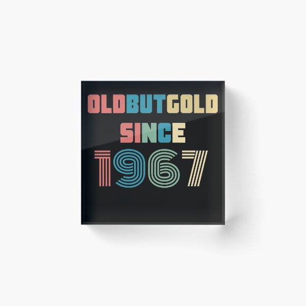 Item preview, Old But Gold 53. Birthday Gift Present for people who are born in 1967 Vintage Retro style  designed and sold by Yenon.