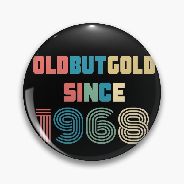 Item preview, Old But Gold 52. Birthday Gift Present for people who are born in 1968 Vintage Retro style  designed and sold by Yenon.