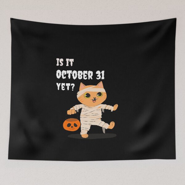 Item preview, Is it October 31 yet? Horror Halloween designed and sold by Happy-PrintZ.