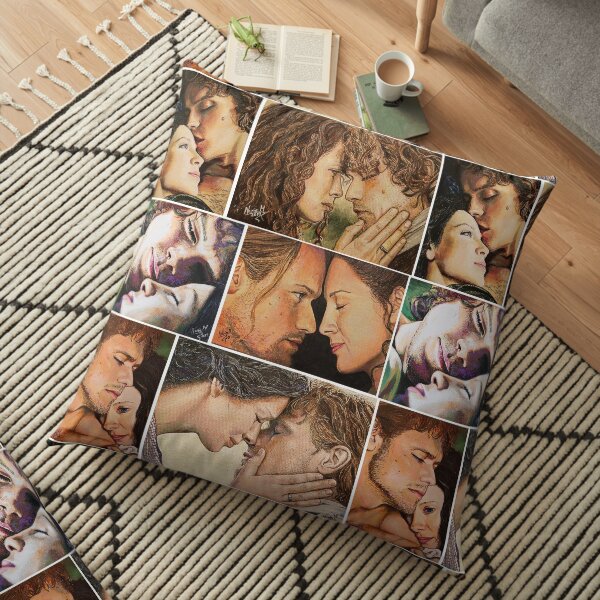 For the love of Outlander (original collection of artworks) Floor Pillow