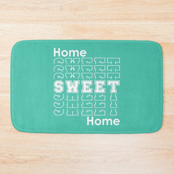 Item preview, Home Sweet Home | Retro Homebody Home Decor - Teal designed and sold by 4wordsmovement.
