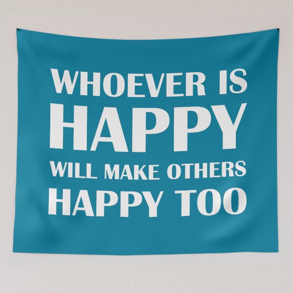 Item preview, Whoever is happy will make others happy too -Anne Frank- designed and sold by Achily.