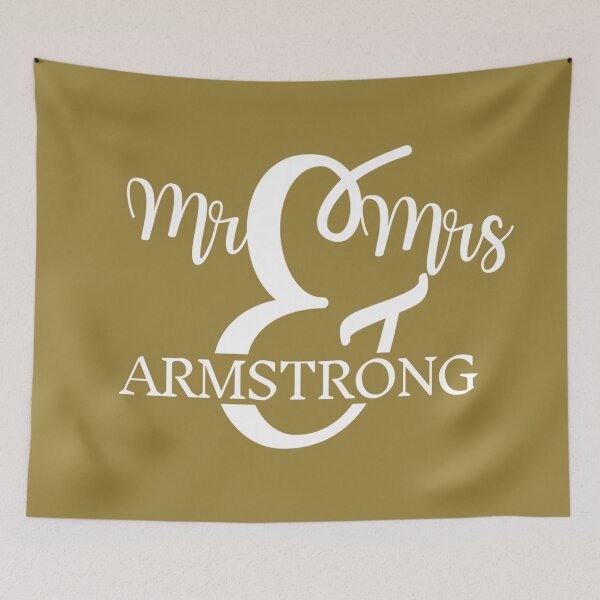Item preview, Mr & Mrs ARMSTRONG | GOLD designed and sold by yourscotborders.