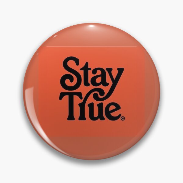 Item preview, Stay True Retro Design Calligraphy designed and sold by mertortanca.