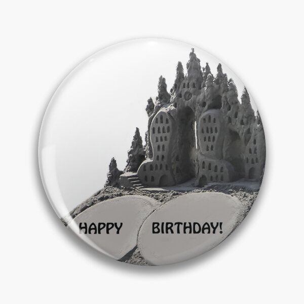 Item preview, Happy Birthday Sand Castle  designed and sold by heatherfriedman.