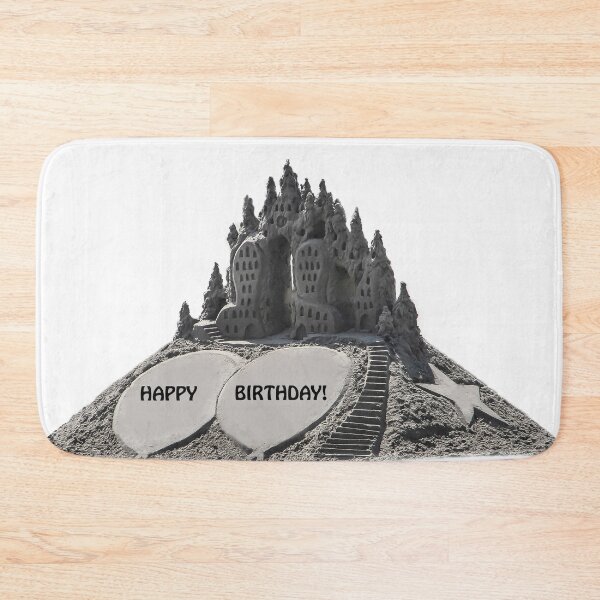 Item preview, Happy Birthday Sand Castle  designed and sold by heatherfriedman.