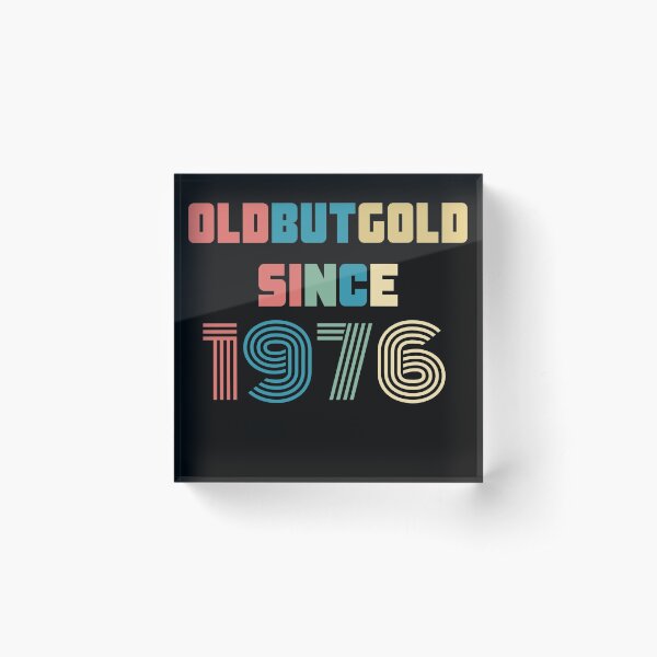 Item preview, Old But Gold 44. Birthday Gift Present for people who are born in 1976 Vintage Retro style  designed and sold by Yenon.