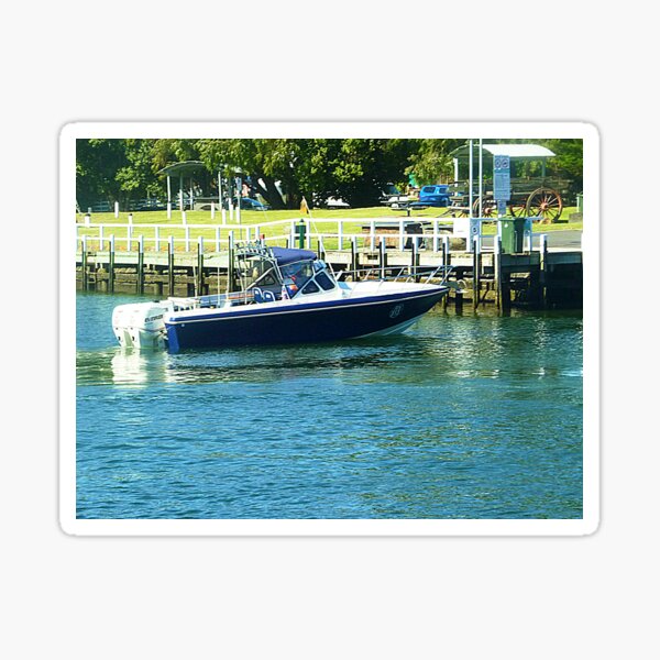 Item preview, Fantastic Boat approaching Loading Bay - Port Fairy, Vic. AUST. designed and sold by EdsMum.