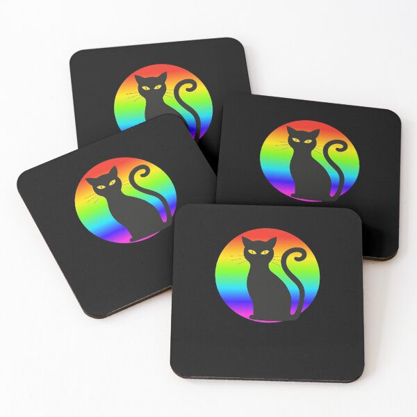 Item preview, LGBTQ Halloween, Gay Halloween, Gay Black Cat, Gay Cat designed and sold by Mandala108.
