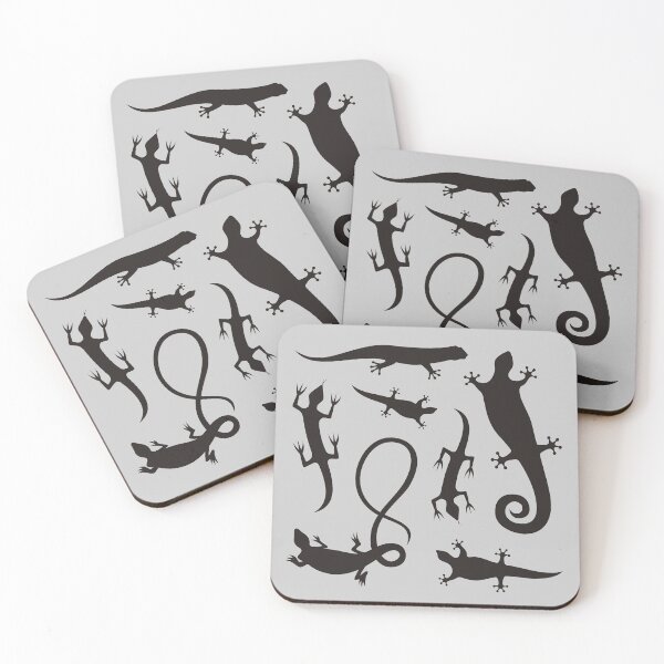 Item preview, Lizard Silhouettes Black designed and sold by sifis.