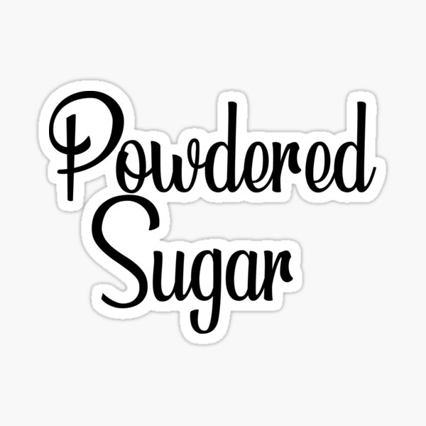 Container Label - Brown Sugar Sticker for Sale by BeautifulHues