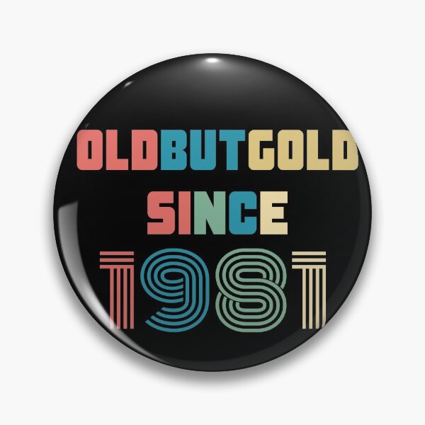 Item preview, Old But Gold 39. Birthday Gift Present for people who are born in 1981 Vintage Retro style designed and sold by Yenon.