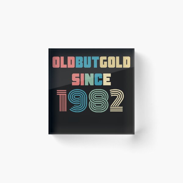 Item preview, Old But Gold 38. Birthday Gift Present for people who are born in 1982 Vintage Retro style designed and sold by Yenon.