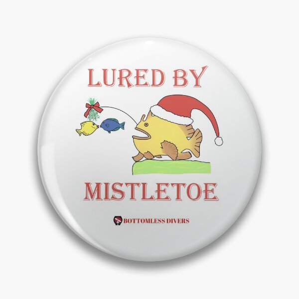 Item preview, Frog Fish Luring Christmas Dinner Guests with Mistletoe designed and sold by BottomlessDiver.