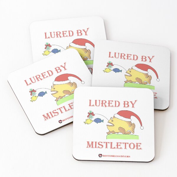 Item preview, Frog Fish Luring Christmas Dinner Guests with Mistletoe designed and sold by BottomlessDiver.