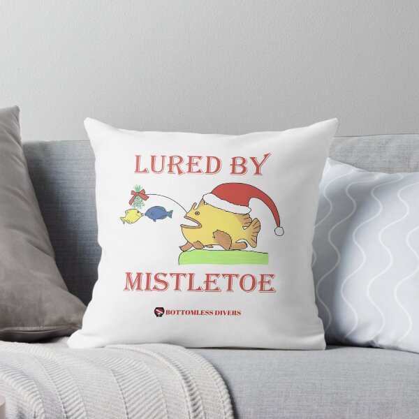 Item preview, Frog Fish Luring Christmas Dinner Guests with Mistletoe designed and sold by BottomlessDiver.