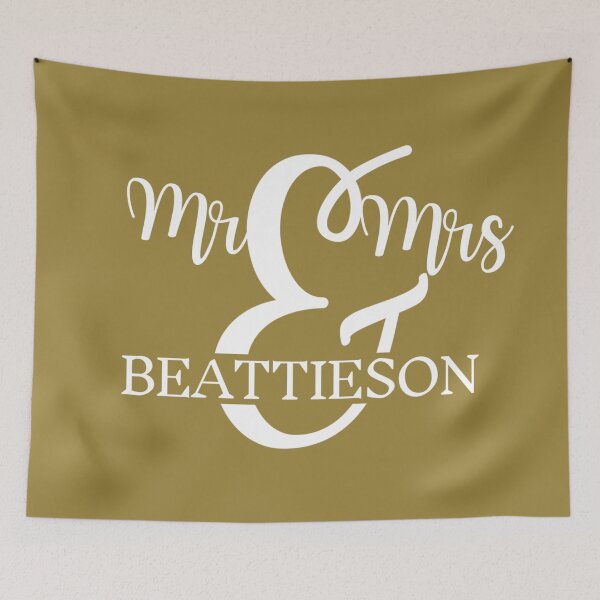 Item preview, Mr & Mrs BEATTIESON | GOLD designed and sold by yourscotborders.