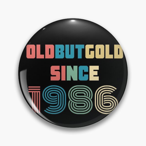 Item preview, Old But Gold 34. Birthday Gift Present for people who are born in 1986 Vintage Retro style designed and sold by Yenon.