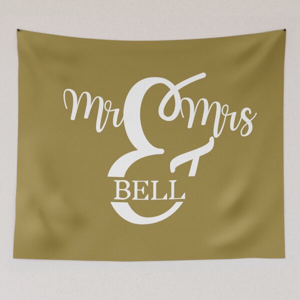 Item preview, Mr & Mrs BELL | GOLD designed and sold by yourscotborders.