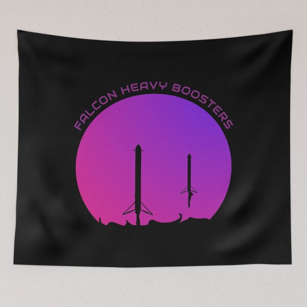 Item preview, Falcon Heavy Boosters Purple designed and sold by OzoneStyle.