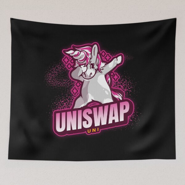 Item preview, Uniswap UNI Cryptocurrency Unicorn designed and sold by Bitcoin-Fashion.