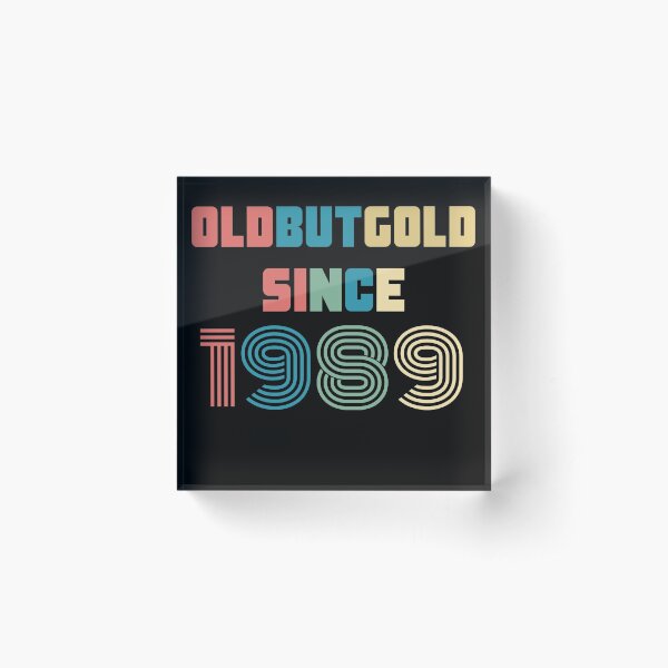 Item preview, Old But Gold 31. Birthday Gift Present for people who are born in 1989 Vintage Retro style designed and sold by Yenon.