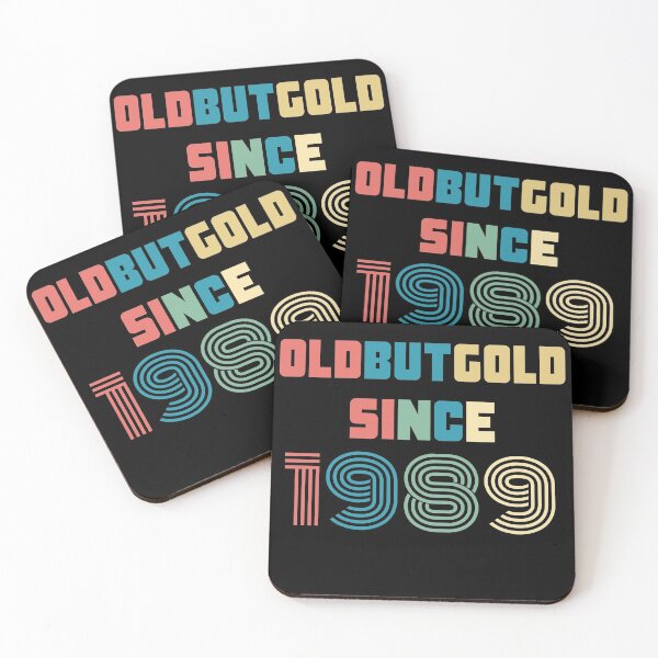 Item preview, Old But Gold 31. Birthday Gift Present for people who are born in 1989 Vintage Retro style designed and sold by Yenon.