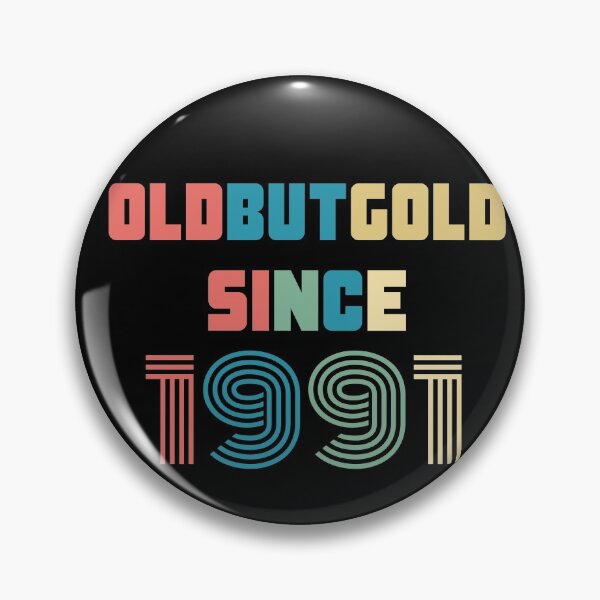 Item preview, Old But Gold 29. Birthday Gift Present for people who are born in 1991 Vintage Retro style designed and sold by Yenon.