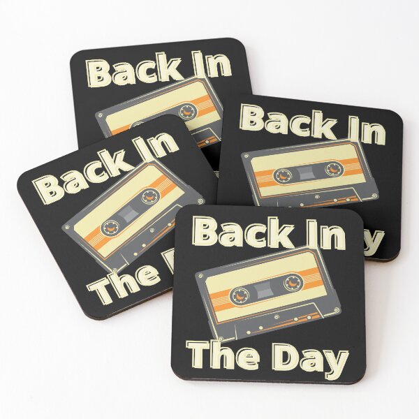 Item preview, Back In The Day Retro Vintage Cassette Tape designed and sold by APrettyView.
