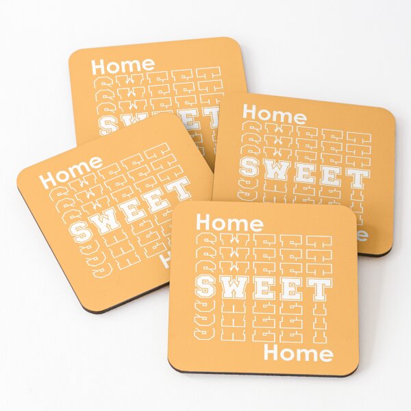 Item preview, Home Sweet Home | Retro Homebody Home Decor - Peach designed and sold by 4wordsmovement.