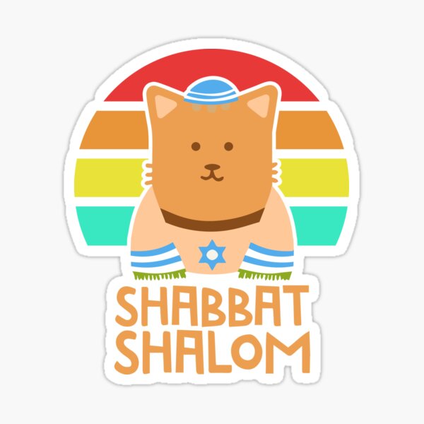 Shabbat Shalom Sticker
