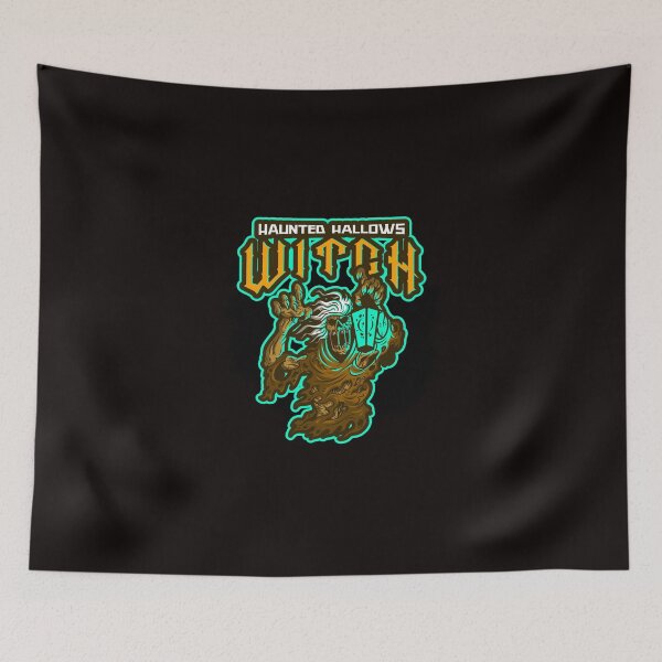 Item preview, Haunted Hallows Hayride Wicked Witch Halloween Tee designed and sold by davestees506.