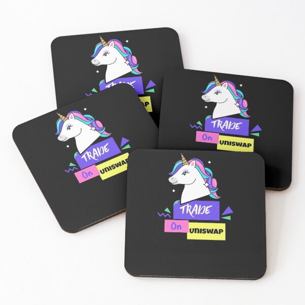 Item preview, Trade on Uniswap UNI Cryptocurrency Unicorn designed and sold by Bitcoin-Fashion.