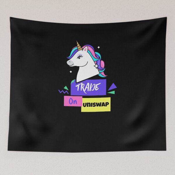 Item preview, Trade on Uniswap UNI Cryptocurrency Unicorn designed and sold by Bitcoin-Fashion.
